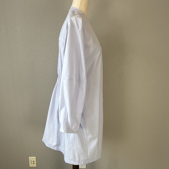 Lululemon Womens WovenAir Snap Button Front Dress Size 4 Heathered Pastel Blue - Picture 9 of 12